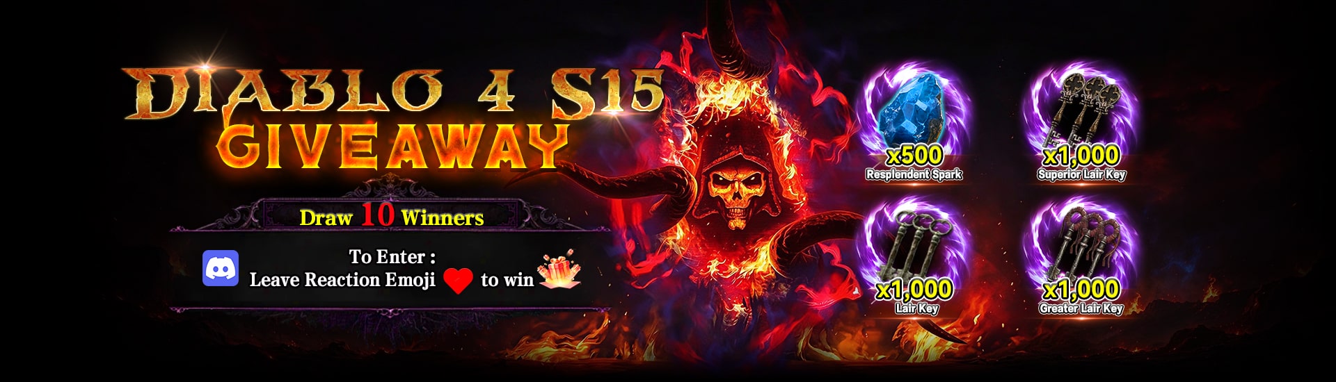 DIABLO IV S15 GIVEAWAYS