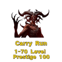 1-70 Level + Prestige 100 Carry Run