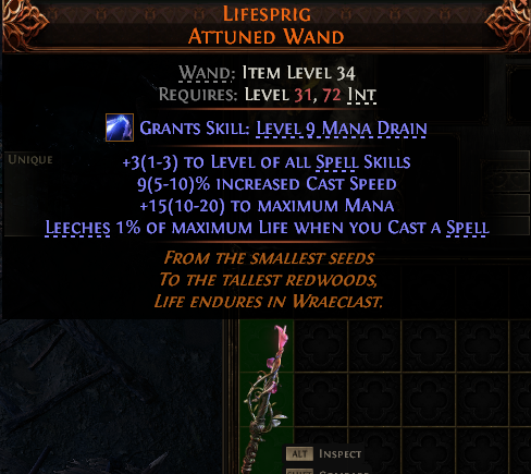 Lifesprig Attuned Wand#256145