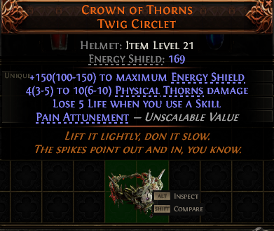 Crown Of Thorns Tw1G C1Rclet#852447
