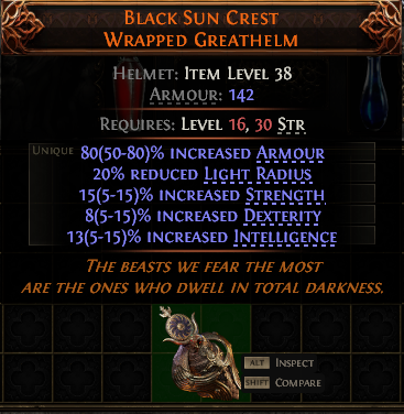 Black Sun Crest Wrapped Greathelm#865638