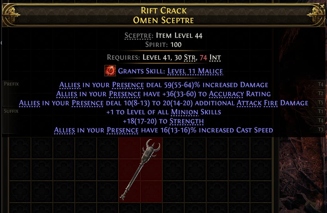 Rift Crack Omen Sceptre#423911