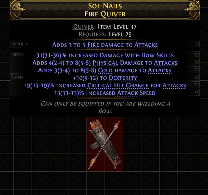 Sol Nails Fire Quiver#766851