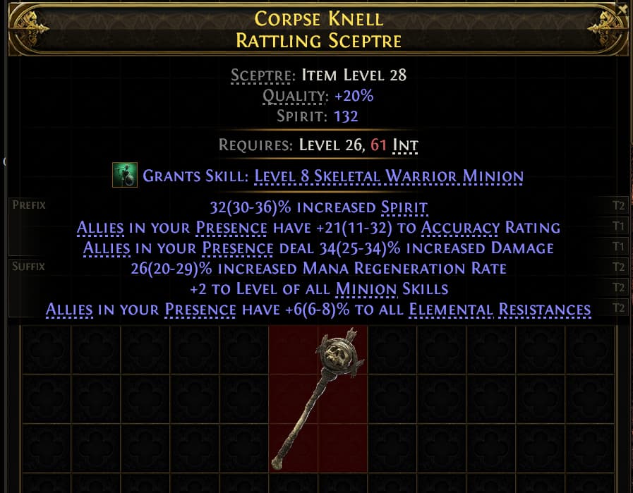 Corpse Knell Rattling Sceptre#948473