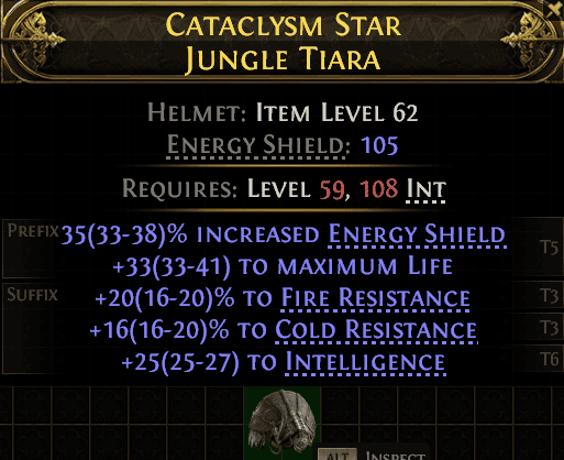Cataclysm Star Jungle Tiara#142958