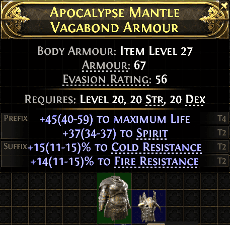 Apocalypse Mantle Vagabond Armour#437945