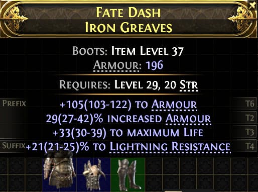 Fate Dash Iron Greaves#597639