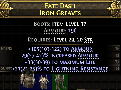 Fate Dash Iron Greaves#597639