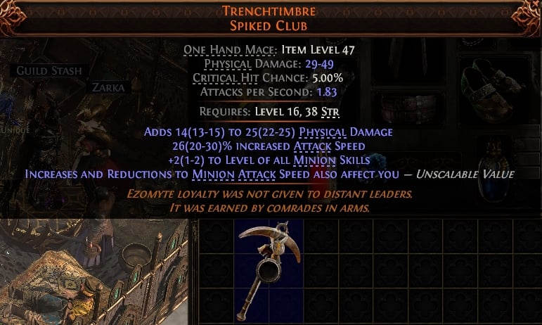 Trenchtimbre Spiked Club#763948