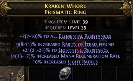 Kraken Whorl Prismatic Ring#788912