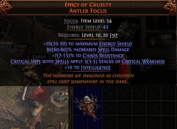 Effigy Of Cruelty Antler Focus#459361
