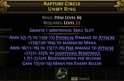 Rapture Circle Unset Ring#451386