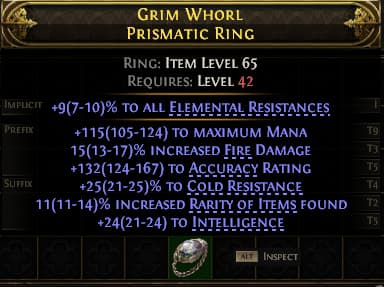 Grim Whorl Prismatic Ring#896308
