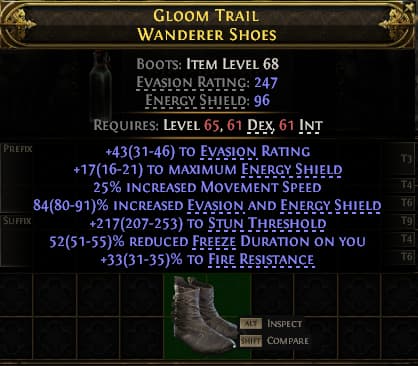 Gloom Trail Wanderer Shoes#654803