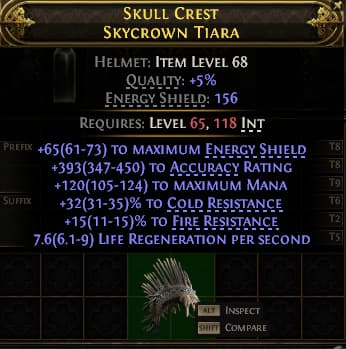 Skull Crest Skycrown Tiara#422546