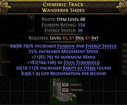 Chimeric Track Wanderer Shoes#14878
