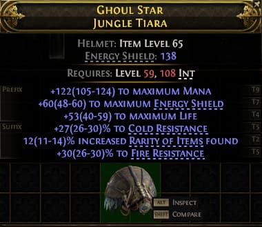 Ghoul Star Jungle Tiara#282326