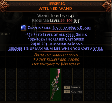 Lifesprig Attuned Wand#229751