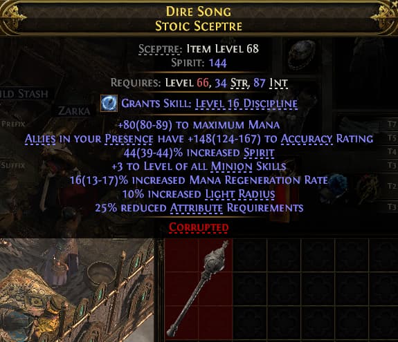 Dire Song Stoic Sceptre#675209