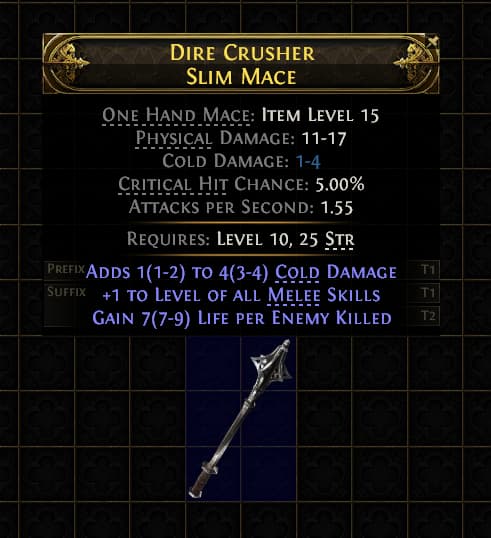 Dire Crusher Slim Mace#305594