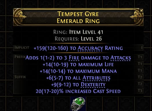 Tempest Gyre Emerald Ring#519462