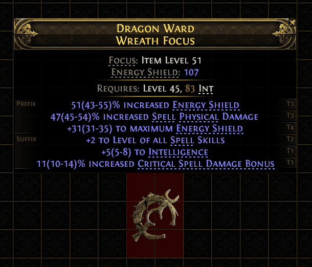 Dragon Ward Wreath Focus#710320