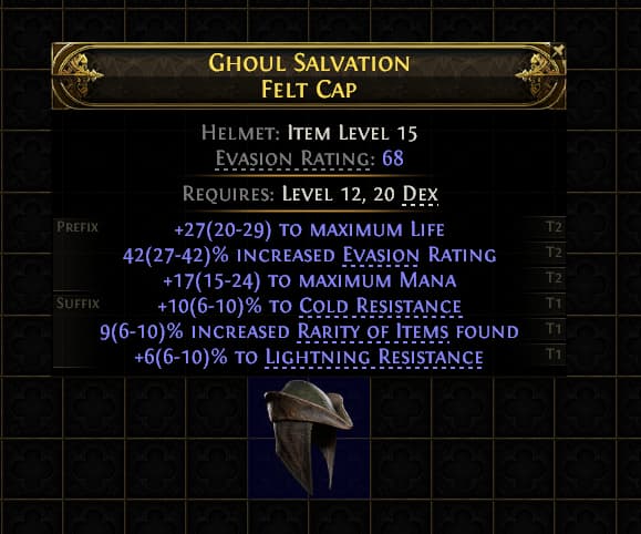 Ghoul Salvation Felt Cap#290324