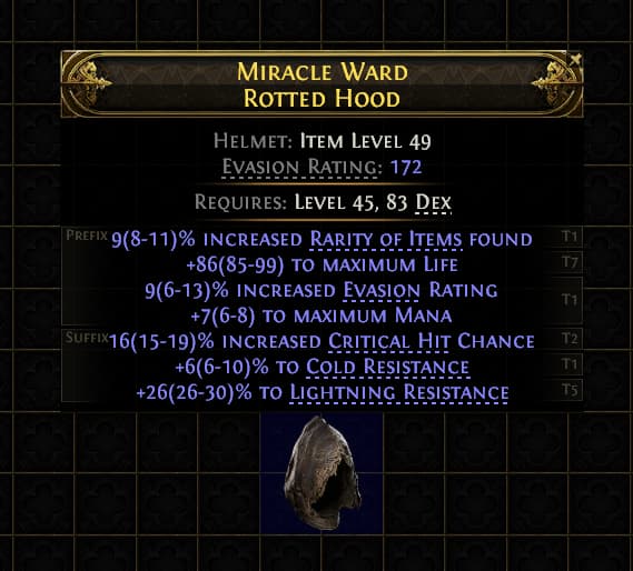 Miracle Ward Rotted Hood#637861