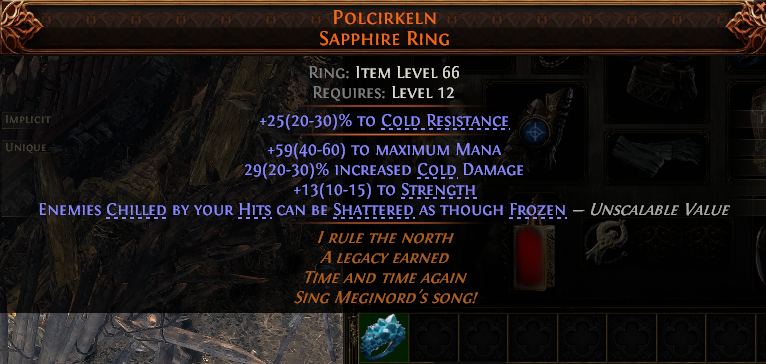 Polcirkeln Sapphire Ring#131002