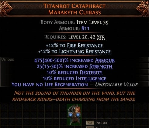 Titanrot Cataphract Maraketh Cuirass#558812