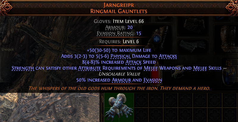 Jarngreipr Ringmail Gauntlets#369818