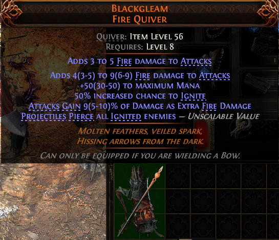 Blackgleam Fire Quiver#731631