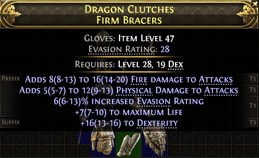 Dragon Clutches Firm Bracers#711440