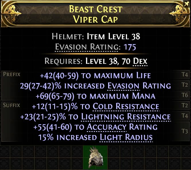 Beast Crest Viper Cap#590026