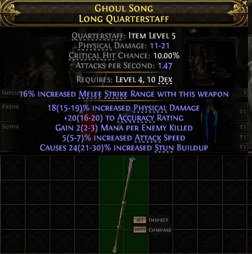 Ghoul Song Long Quarterstaff#276885