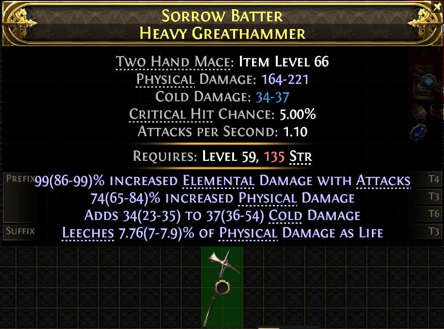 Sorrow Batter Heavy Greathammer#822697