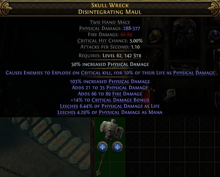 Skullwreck Disintegrating Maul#606705