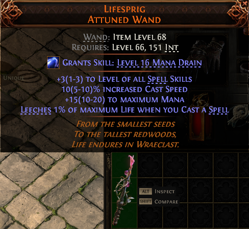 Lifesprig Attuned Wand#115373