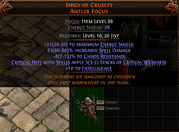 Effigy Of Cruelty Antler Focus#455481