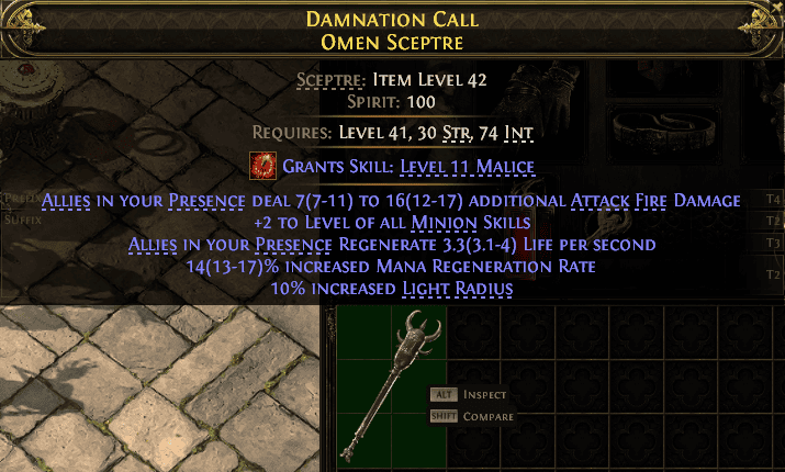 Damnation Call Omen Sceptre#817620