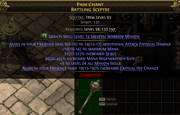 Pain Chant Rattling Sceptre#983903