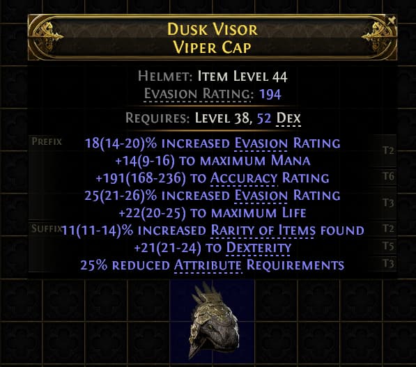Dusk Visor Viper Cap#956433