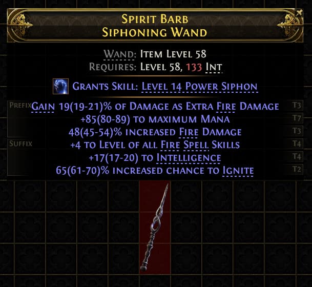 Spirit Barb Siphoning Wand#794094