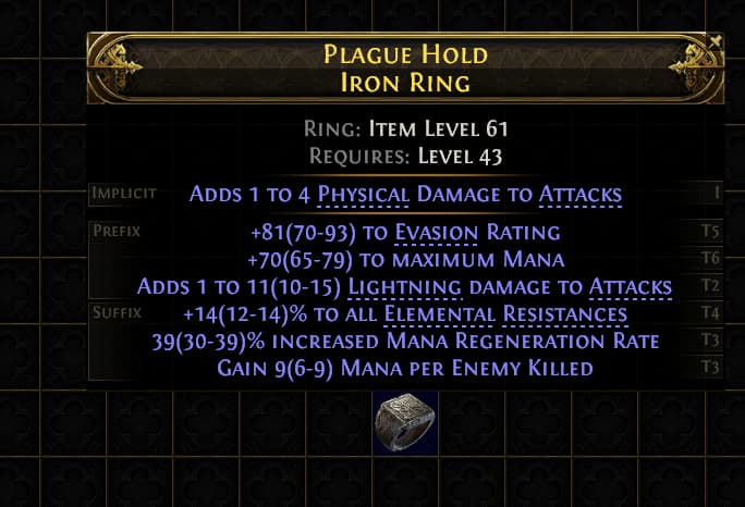 Plague Hold Iron Ring#170375