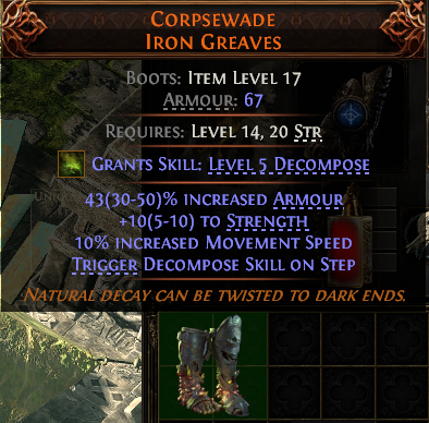 Corpsewade Iron Greaves#464291
