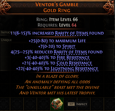 Ventor'S Gamble Gold Ring#527688