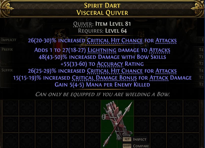 Spirit Dart Visceral Quiver#613625
