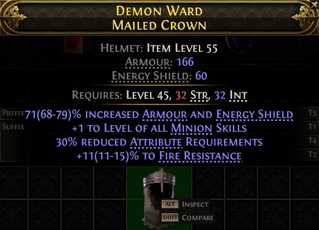 Demon Ward Mailed Crown#776403