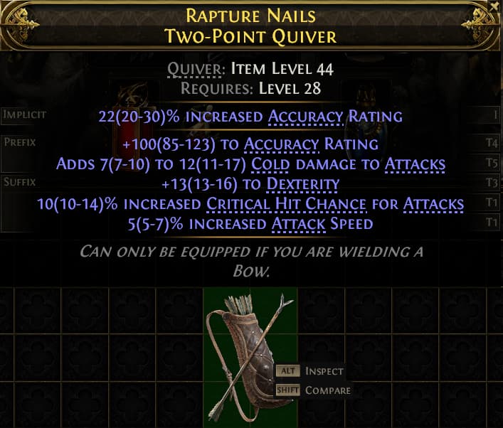 Rapture Nails Two-Point Quiver#936297