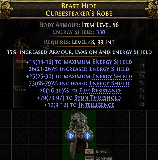 Beast Hide Cursespeaker'S Robe#509764